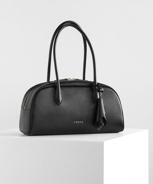 TOCCA(トッカ)の「BUD OF LILY SLIM BOSTON BAG ボストンバッグ(ボストンバッグ・レディース・ブラック系・F)」の1枚目の写真