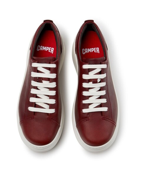 CAMPER（カンペール）の「[カンペール] RUNNER UP / レザースニーカー（スニーカー・レディース・ワインレッド・25.5cm/23.5cm/25.0cm/24.0cm/22.5cm/23.0cm）」の4枚目の写真
