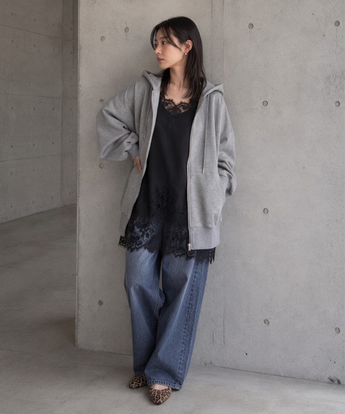 gray チュニック丈ver.
モデル身長：156cm