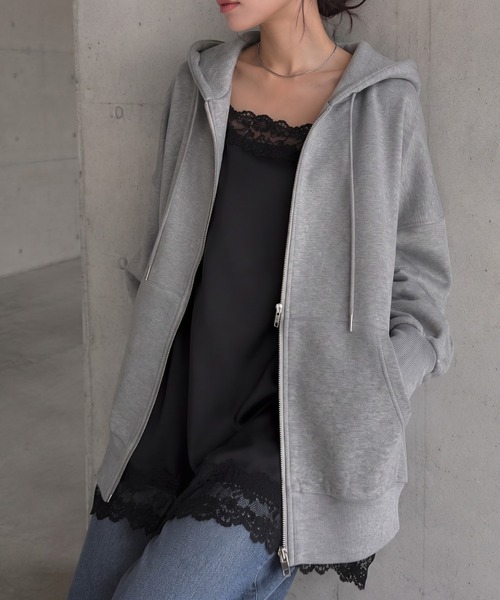 gray チュニック丈ver.
モデル身長：156cm