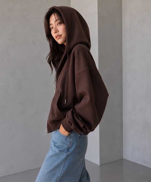 brown ショート丈ver.
モデル身長：157cm