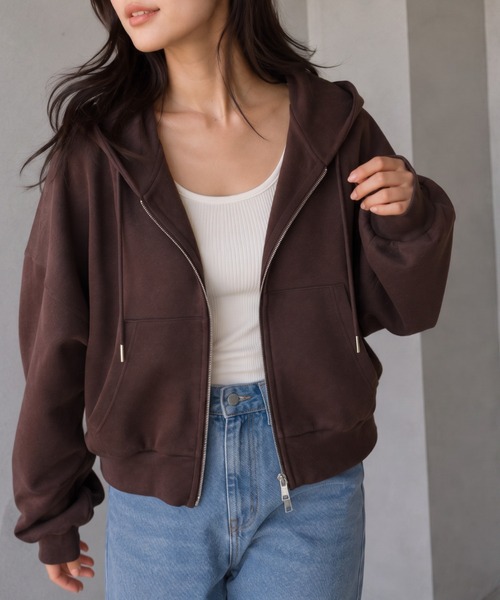 brown ショート丈ver.
モデル身長：157cm