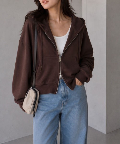 brown ショート丈ver.
モデル身長：157cm