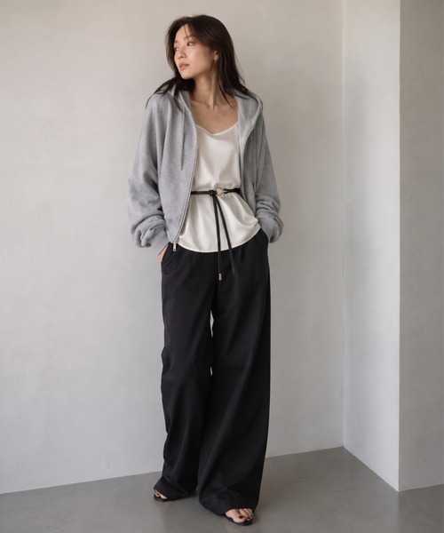 gray ショート丈ver.
モデル身長：157cm