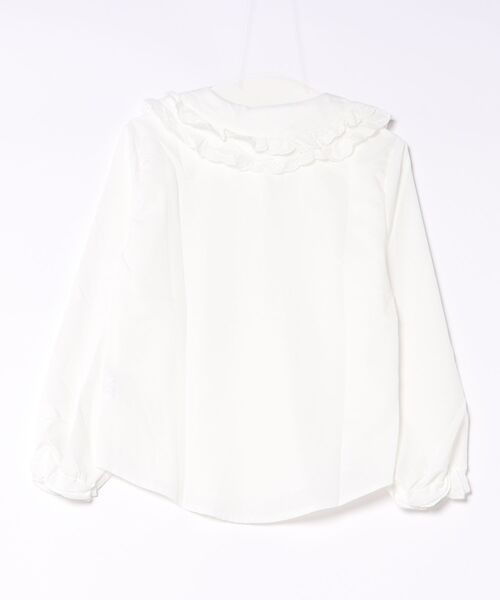almo(アルモ)の「【LAMPOON】2重襟フリルブラウス(シャツ/ブラウス・レディース・ホワイト・SMALL/MEDIUM/LARGE)」の2枚目の写真