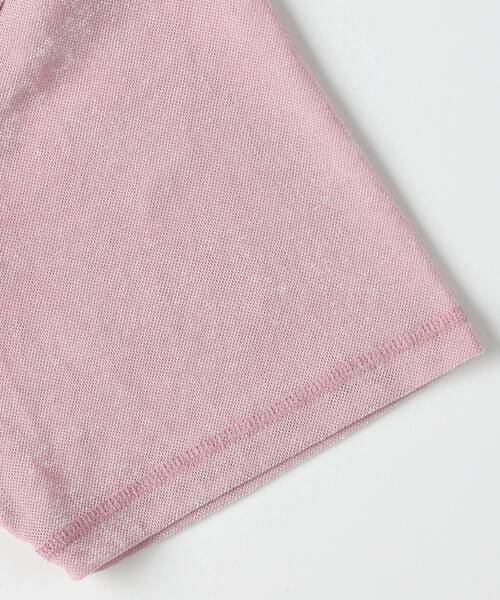 HONEYSUCKLE ROSE(ハニーサックルローズ)の「ベロア半袖Tシャツ(Tシャツ/カットソー・レディース・ベビーピンク/ブラック・04/05)」の17枚目の写真