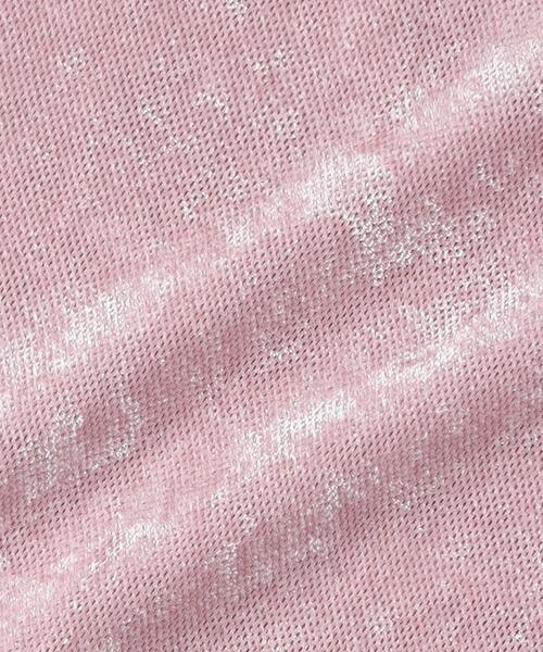 HONEYSUCKLE ROSE(ハニーサックルローズ)の「ベロア半袖Tシャツ(Tシャツ/カットソー・レディース・ベビーピンク/ブラック・04/05)」の19枚目の写真