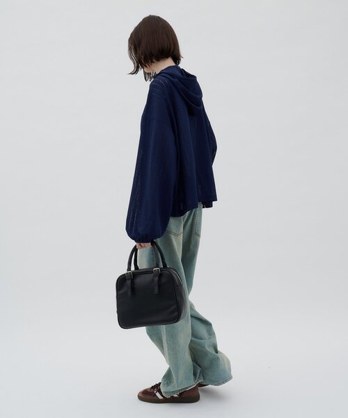 CIAOPANIC TYPY(チャオパニックティピー)の「:【ZOZO限定】アソート素材ベルトデザインボストンBAG(ショルダーバッグ・レディース・グレー/ブラック/ブラウン・ONE SIZE)」の12枚目の写真
