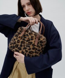 :【ZOZO限定】アソート素材ベルトデザインボストンBAG