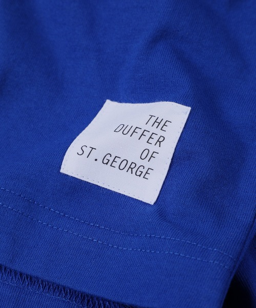The DUFFER of ST.GEORGE（ザダファーオブセントジョージ）の「【WEB限定アイテム】8oz HEAVY WEIGHT FOOTBALL 3/4 SLEEVE TEE：8オンス ヘビーウェイト 7分袖 リラックス フットボールTシャツ（Tシャツ/カットソー・メンズ・ホワイト/ブラック/ブルー・X-LARGE/LARGE/MEDIUM/SMALL）」の19枚目の写真