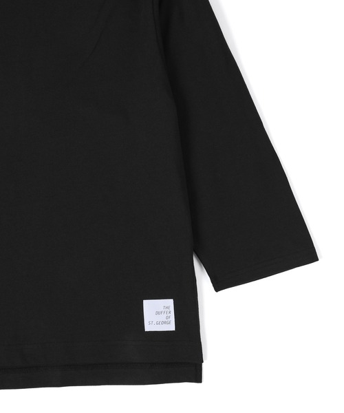The DUFFER of ST.GEORGE（ザダファーオブセントジョージ）の「【WEB限定アイテム】8oz HEAVY WEIGHT FOOTBALL 3/4 SLEEVE TEE：8オンス ヘビーウェイト 7分袖 リラックス フットボールTシャツ（Tシャツ/カットソー・メンズ・ホワイト/ブラック/ブルー・X-LARGE/LARGE/MEDIUM/SMALL）」の17枚目の写真