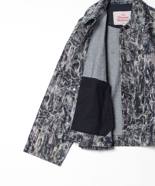 Vivienne Westwood MAN（ヴィヴィアンウエストウッドマン）の「RAINBOW STRIPE DENIM JACKET（その他アウター・メンズ・ブルー系その他2・FREE）」の2枚目の写真