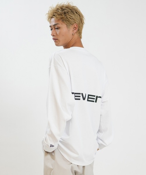 NEW ERA(ニューエラ)の「NEW ERA/ニューエラ 長袖 Tシャツ ロンT 15129358/15129359(Tシャツ/カットソー・メンズ・ブラック/ホワイト・L/M/XL/XXL)」の1枚目の写真