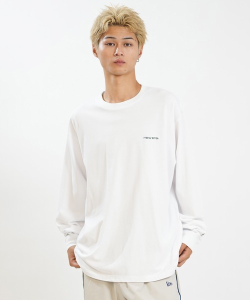 NEW ERA(ニューエラ)の「NEW ERA/ニューエラ 長袖 Tシャツ ロンT 15129358/15129359(Tシャツ/カットソー・メンズ・ブラック/ホワイト・L/M/XL/XXL)」の3枚目の写真