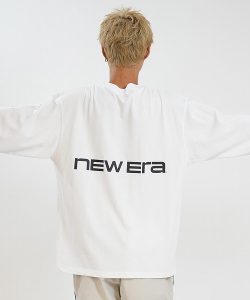 NEW ERA(ニューエラ)の「NEW ERA/ニューエラ 長袖 Tシャツ ロンT 15129358/15129359(Tシャツ/カットソー・メンズ・ブラック/ホワイト・L/M/XL/XXL)」の4枚目の写真