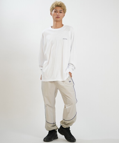 NEW ERA(ニューエラ)の「NEW ERA/ニューエラ 長袖 Tシャツ ロンT 15129358/15129359(Tシャツ/カットソー・メンズ・ブラック/ホワイト・L/M/XL/XXL)」の5枚目の写真