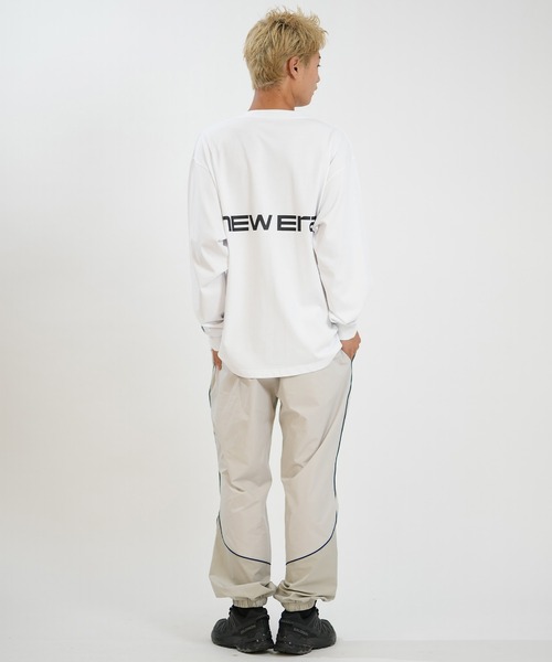 NEW ERA(ニューエラ)の「NEW ERA/ニューエラ 長袖 Tシャツ ロンT 15129358/15129359(Tシャツ/カットソー・メンズ・ブラック/ホワイト・L/M/XL/XXL)」の6枚目の写真