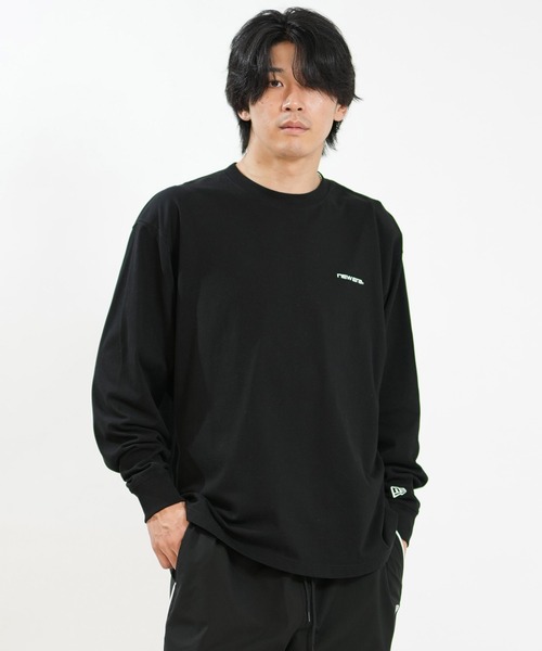NEW ERA(ニューエラ)の「NEW ERA/ニューエラ 長袖 Tシャツ ロンT 15129358/15129359(Tシャツ/カットソー・メンズ・ブラック/ホワイト・L/M/XL/XXL)」の9枚目の写真