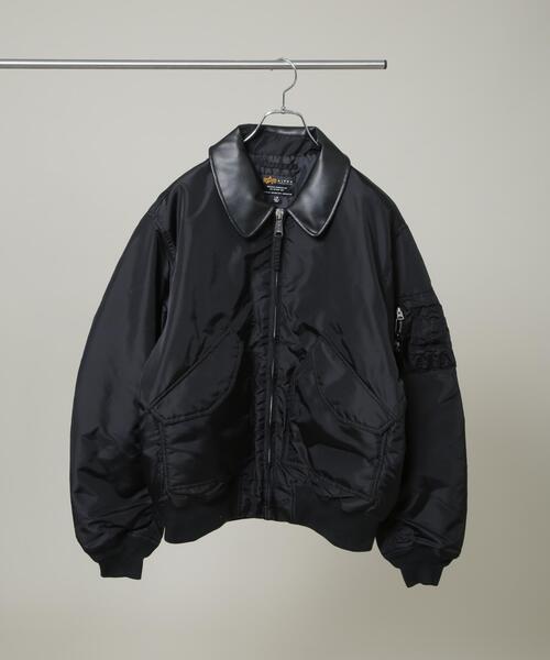 Alpha Industries(アルファインダストリーズ)の「ALPHA INDUSTRIES/別注 CWU FLIGHT JACKET(ナイロンジャケット・メンズ・ブラック・S/M/L)」の1枚目の写真