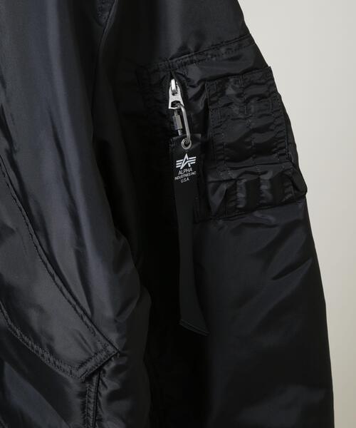 Alpha Industries(アルファインダストリーズ)の「ALPHA INDUSTRIES/別注 CWU FLIGHT JACKET(ナイロンジャケット・メンズ・ブラック・S/M/L)」の8枚目の写真