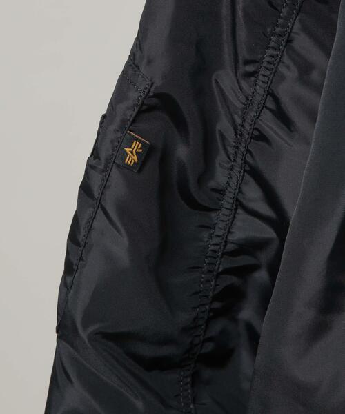 Alpha Industries(アルファインダストリーズ)の「ALPHA INDUSTRIES/別注 CWU FLIGHT JACKET(ナイロンジャケット・メンズ・ブラック・S/M/L)」の9枚目の写真