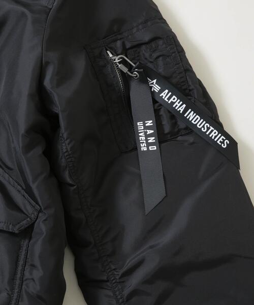 Alpha Industries(アルファインダストリーズ)の「ALPHA INDUSTRIES/別注 CWU FLIGHT JACKET(ナイロンジャケット・メンズ・ブラック・S/M/L)」の12枚目の写真