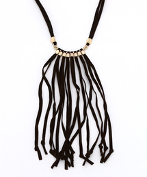 Discoat Parisien | 皮紐ビジューネックレス(ネックレス)