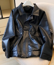 フェイクレザージャケット