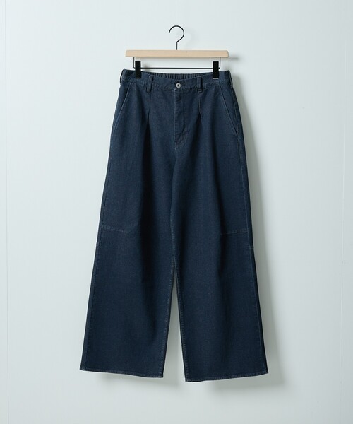 ABAHOUSE(アバハウス)の「【セットアップ対応】COVEROSS DENIM ワイドバギーパンツ / ストレッチ 抗菌防臭(デニムパンツ・メンズ・ブルー/ネイビー/インディゴブルー・44/46/48)」の3枚目の写真