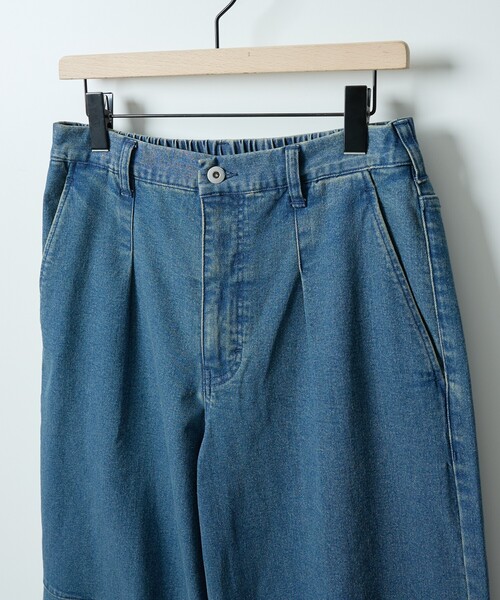 ABAHOUSE(アバハウス)の「【セットアップ対応】COVEROSS DENIM ワイドバギーパンツ / ストレッチ 抗菌防臭(デニムパンツ・メンズ・ブルー/ネイビー/インディゴブルー・44/46/48)」の5枚目の写真