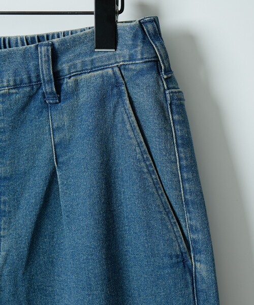 ABAHOUSE(アバハウス)の「【セットアップ対応】COVEROSS DENIM ワイドバギーパンツ / ストレッチ 抗菌防臭(デニムパンツ・メンズ・ブルー/ネイビー/インディゴブルー・44/46/48)」の6枚目の写真