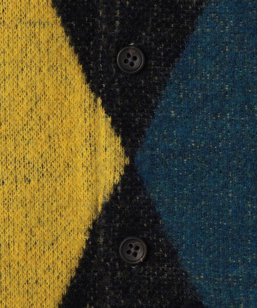 TOMORROWLAND (トゥモローランド)の「【WEB先行予約】TOMORROWLAND tricot メリノウール チーゼル起毛 アーガイルカーディガン(カーディガン/ボレロ・メンズ・ブラウン系その他/ブルー系その他・M/S)」の13枚目の写真