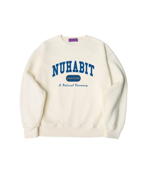 N/H NU AGE オーバーサイズ裏起毛スウェット_アイボリー (SOM4-4NH1196)