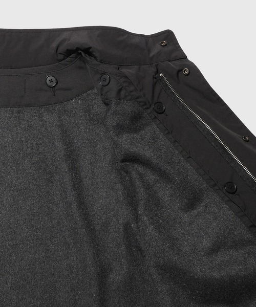 ADAM ET ROPE'(アダムエロペ)の「ブラックミリタリー M65 ショートモッズコート(その他アウター・メンズ・ブラック・L/M)」の8枚目の写真