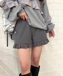 フリルレイヤードショートパンツ
