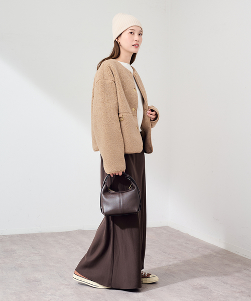 FRAMeWORK(フレームワーク)の「Barbour/バブアー arlene fleece(ブルゾン・レディース・ベージュ・10/12)」の3枚目の写真