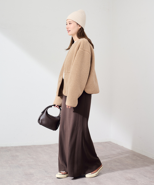 FRAMeWORK(フレームワーク)の「Barbour/バブアー arlene fleece(ブルゾン・レディース・ベージュ・10/12)」の4枚目の写真