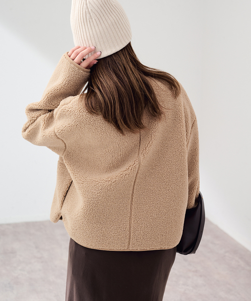 FRAMeWORK(フレームワーク)の「Barbour/バブアー arlene fleece(ブルゾン・レディース・ベージュ・10/12)」の9枚目の写真