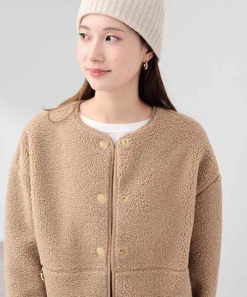 FRAMeWORK(フレームワーク)の「Barbour/バブアー arlene fleece(ブルゾン・レディース・ベージュ・10/12)」の10枚目の写真