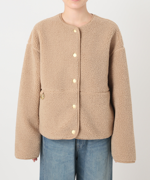 FRAMeWORK(フレームワーク)の「Barbour/バブアー arlene fleece(ブルゾン・レディース・ベージュ・10/12)」の13枚目の写真