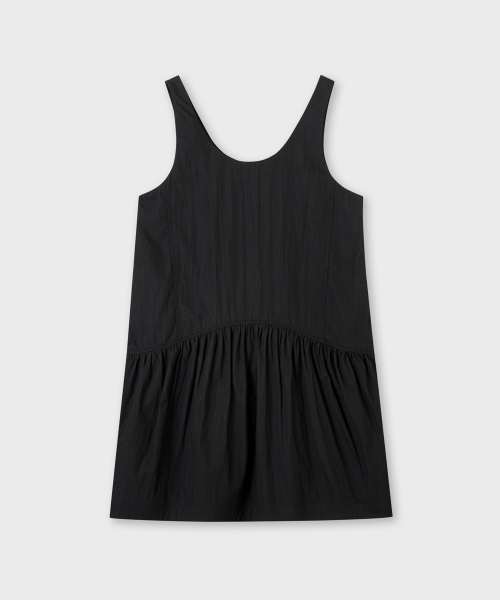 PLAC WOMEN（プレイス・ウィメン）の「サマー スリーブレス シャーリングワンピース ブラック（ワンピース・レディース・その他・SMALL/MEDIUM）」の5枚目の写真