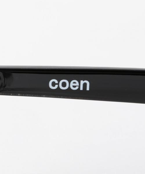 coen(コーエン)の「ウェリントンクリアレンズメガネ(メガネ・メンズ・ブラック/ブラウン・フリー)」の7枚目の写真