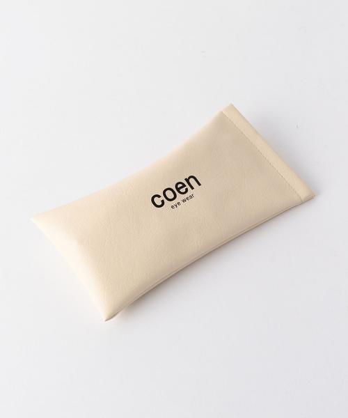coen(コーエン)の「ウェリントンクリアレンズメガネ(メガネ・メンズ・ブラック/ブラウン・フリー)」の9枚目の写真