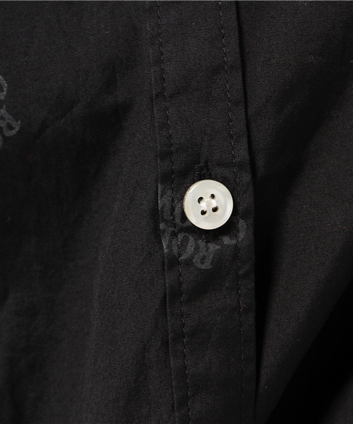 RODEO CROWNS WIDE BOWL（ロデオクラウンズワイドボウル）の「ロゴ シャツワンピース（ワンピース・レディース・ブラック系その他・SMALL）」の4枚目の写真