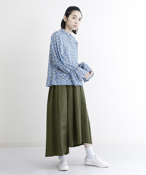 MERLOT（メルロー）の「テールカットマキシスカート4922（スカート・レディース・カーキ/ベージュ/ネイビー/オレンジ・FREE）」の8枚目の写真