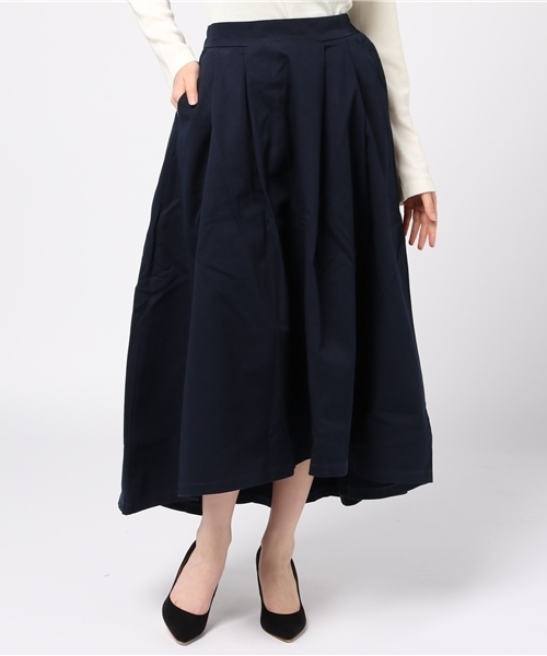 MERLOT（メルロー）の「テールカットマキシスカート4922（スカート・レディース・カーキ/ベージュ/ネイビー/オレンジ・FREE）」の17枚目の写真