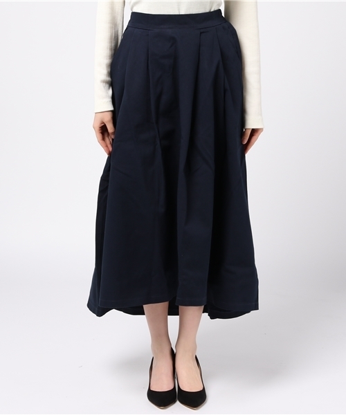 MERLOT（メルロー）の「テールカットマキシスカート4922（スカート・レディース・カーキ/ベージュ/ネイビー/オレンジ・FREE）」の18枚目の写真