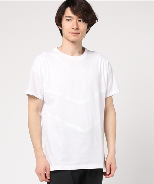 PUMA（プーマ）の「PUMA X YOSHIO KUBO SS TEE 1（Tシャツ/カットソー・メンズ・ブラック/ホワイト・LARGE/SMALL/MEDIUM/X-LARGE/XX-LARGE）」の9枚目の写真
