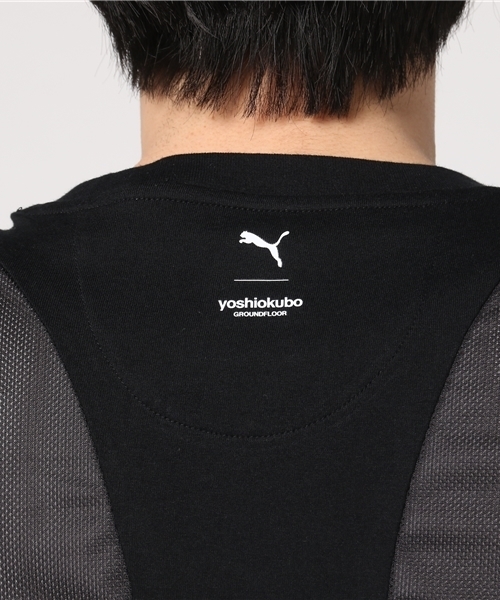 PUMA（プーマ）の「PUMA X YOSHIO KUBO SS TEE 1（Tシャツ/カットソー・メンズ・ブラック/ホワイト・LARGE/SMALL/MEDIUM/X-LARGE/XX-LARGE）」の6枚目の写真