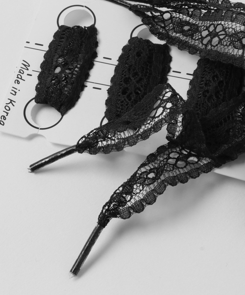 WEGO(ウィゴー)の「WEGO/レースシューレース(シューケア用品・レディース・ピンク/ホワイト/パープル/サックスブルー/ブラック・FREE)」の7枚目の写真